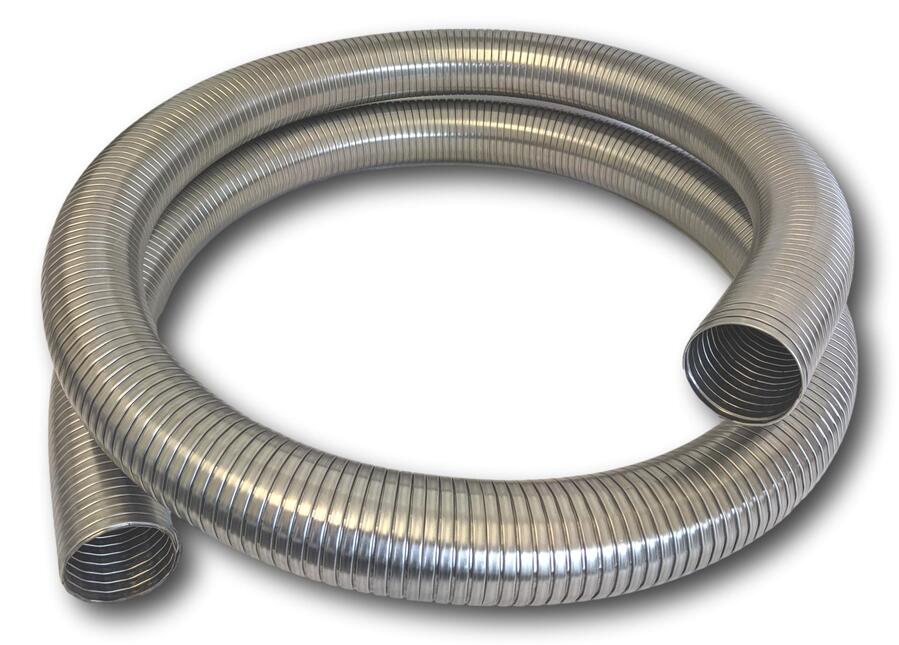 1" to 6" ID Exhaust Flexible Pipe 1, 2, 3 Meter Lengths Flexi Tube Flex