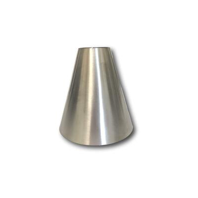 1 1/2" x 1" Exhaust Tube Merge Taper Cone Stainless Steel 316