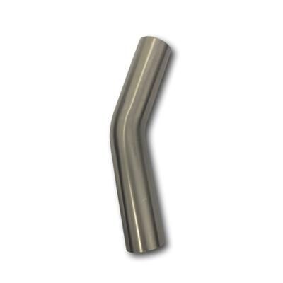 3 1/2" 3.5" or 89.9mm Exhaust Pipe Mandrel Bend 304 Stainless Long Leg 30 Degree 